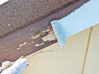 【施工進捗】屋根の張替え現場の外壁塗装がスタートしました！｜ガイソー高知店