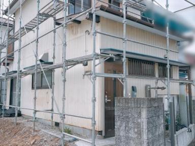 【施工進捗】外壁張替え工事スタート①（高知市）